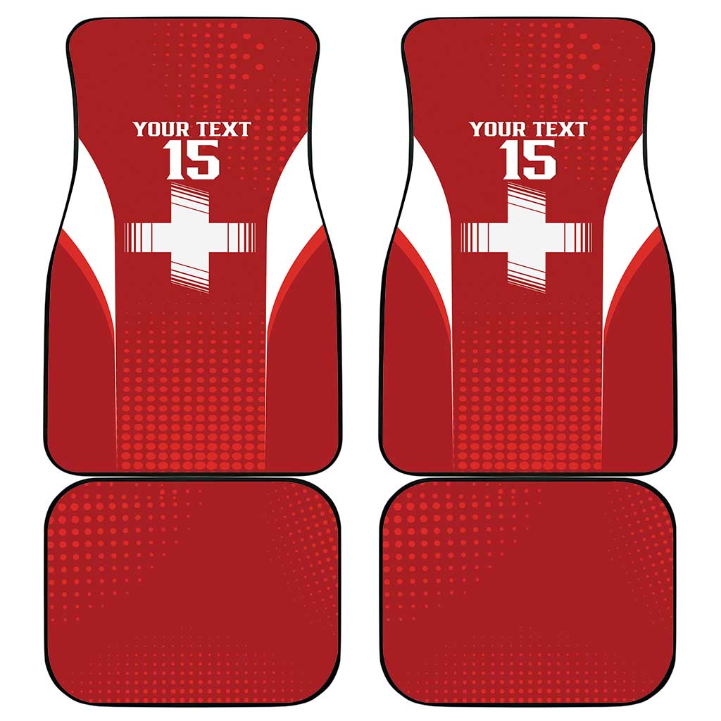 Custom Switzerland Football 2026 Car Mats Hopp Schwiiz - Wonder Print Shop