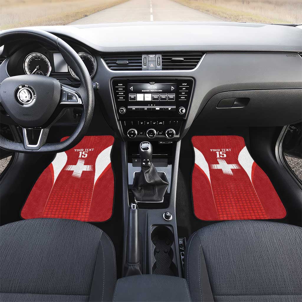 Custom Switzerland Football 2026 Car Mats Hopp Schwiiz - Wonder Print Shop