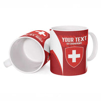 Custom Switzerland Football 2026 Ceramic Mug Hopp Schwiiz - Wonder Print Shop