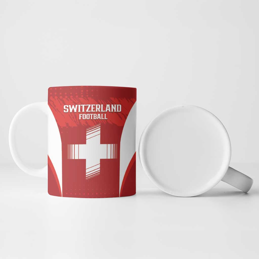 Custom Switzerland Football 2026 Ceramic Mug Hopp Schwiiz - Wonder Print Shop