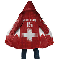 Custom Switzerland Football 2026 Cloak Hopp Schwiiz - Wonder Print Shop