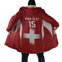 Custom Switzerland Football 2026 Cloak Hopp Schwiiz - Wonder Print Shop