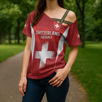 Custom Switzerland Football 2026 Cross Shoulder Shirt Hopp Schwiiz - Wonder Print Shop
