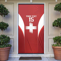 Custom Switzerland Football 2026 Door Cover Hopp Schwiiz - Wonder Print Shop