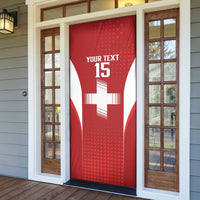 Custom Switzerland Football 2026 Door Cover Hopp Schwiiz - Wonder Print Shop
