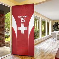 Custom Switzerland Football 2026 Door Cover Hopp Schwiiz - Wonder Print Shop