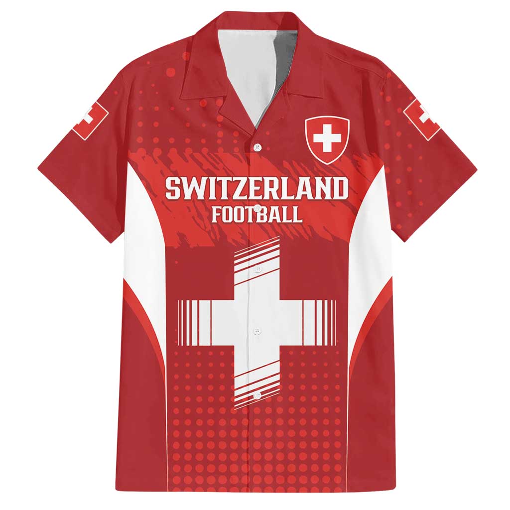 Custom Switzerland Football 2026 Hawaiian Shirt Hopp Schwiiz - Wonder Print Shop