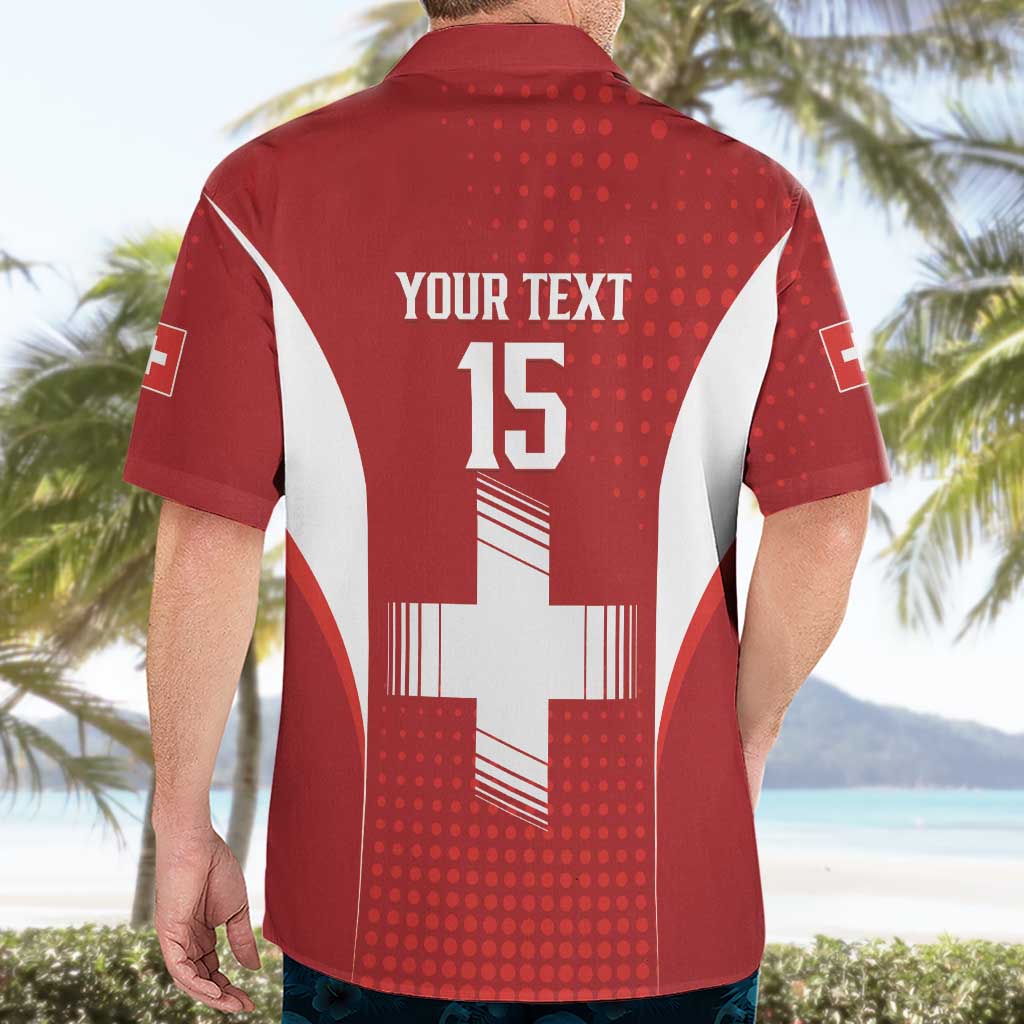 Custom Switzerland Football 2026 Hawaiian Shirt Hopp Schwiiz - Wonder Print Shop