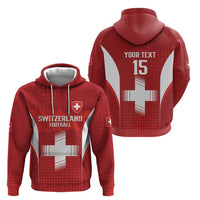 Custom Switzerland Football 2026 Hoodie Hopp Schwiiz - Wonder Print Shop
