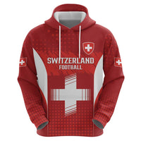 Custom Switzerland Football 2026 Hoodie Hopp Schwiiz - Wonder Print Shop