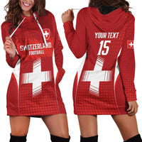 Custom Switzerland Football 2026 Hoodie Dress Hopp Schwiiz - Wonder Print Shop