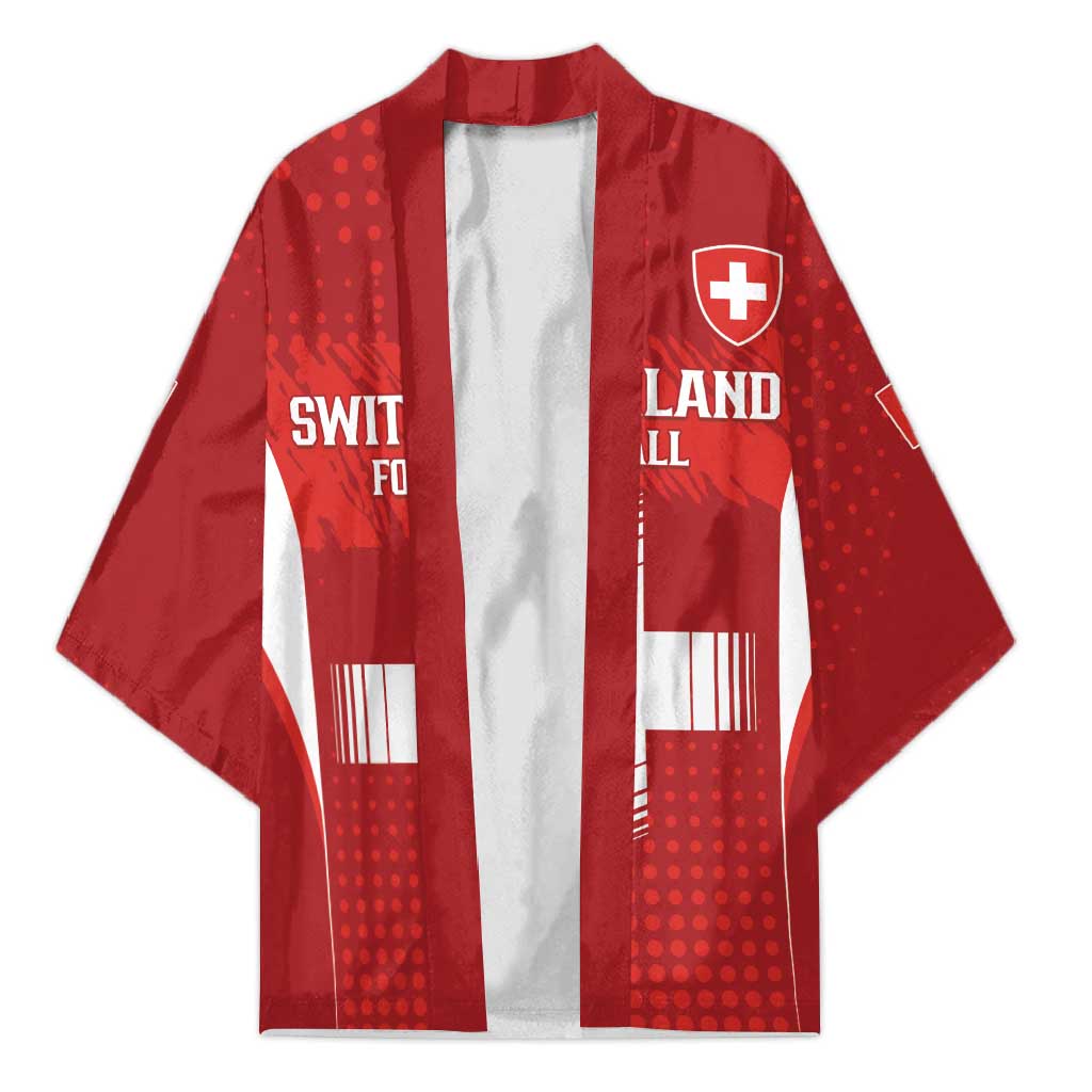 Custom Switzerland Football 2026 Kimono Hopp Schwiiz - Wonder Print Shop
