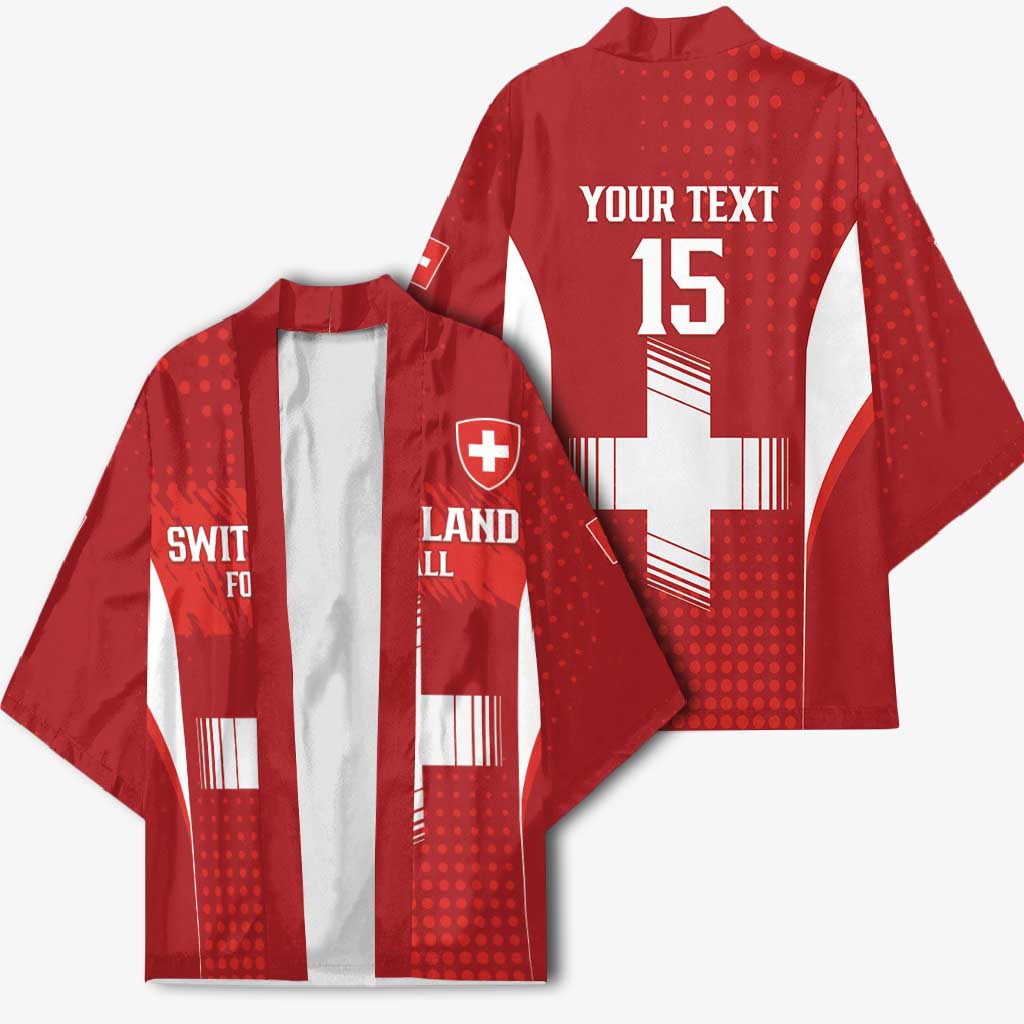 Custom Switzerland Football 2026 Kimono Hopp Schwiiz - Wonder Print Shop