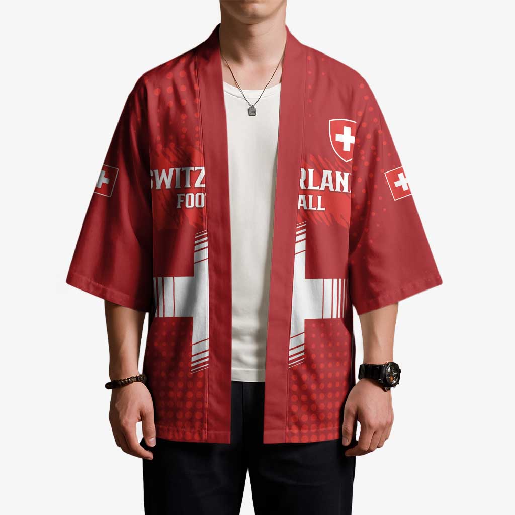 Custom Switzerland Football 2026 Kimono Hopp Schwiiz - Wonder Print Shop