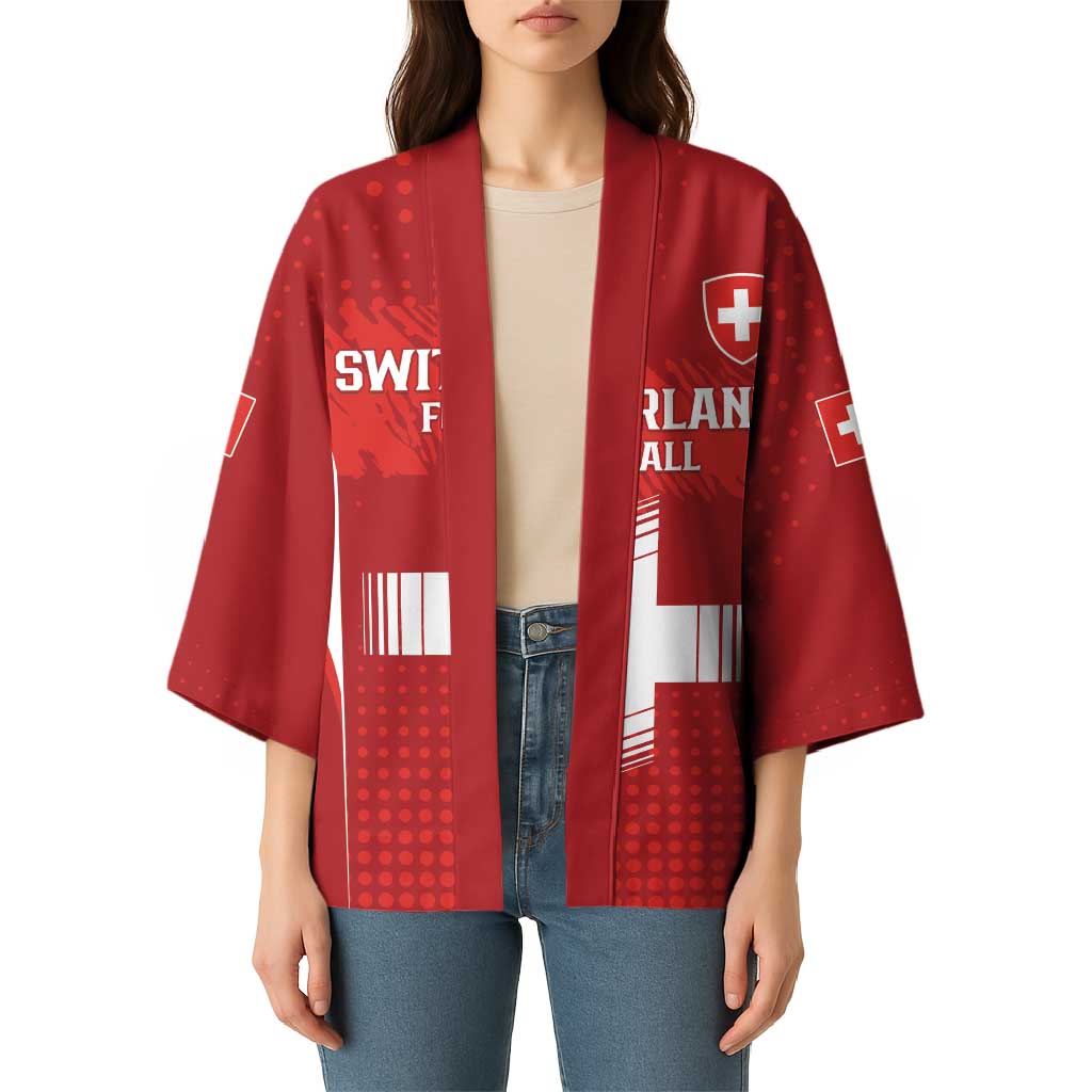 Custom Switzerland Football 2026 Kimono Hopp Schwiiz - Wonder Print Shop