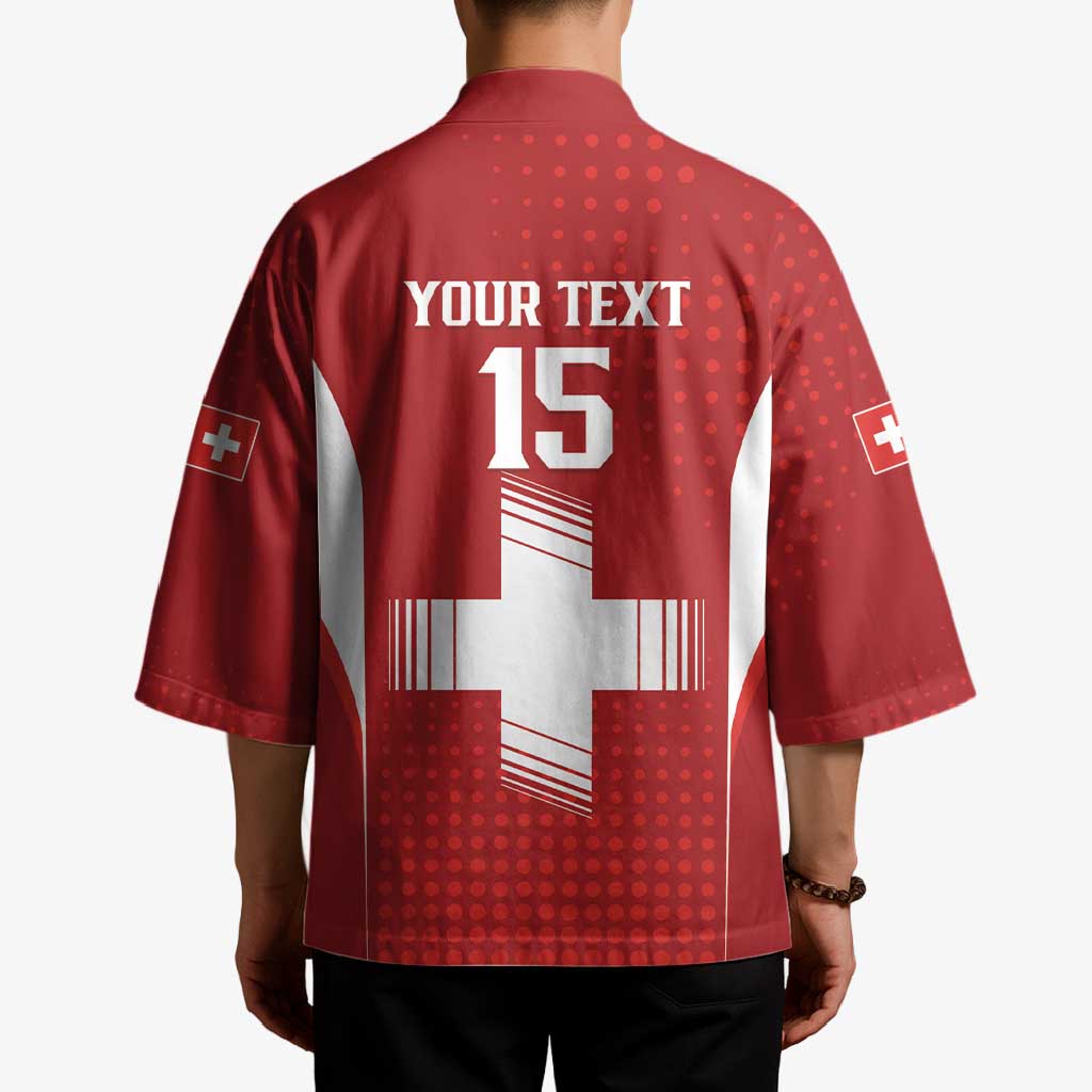 Custom Switzerland Football 2026 Kimono Hopp Schwiiz - Wonder Print Shop