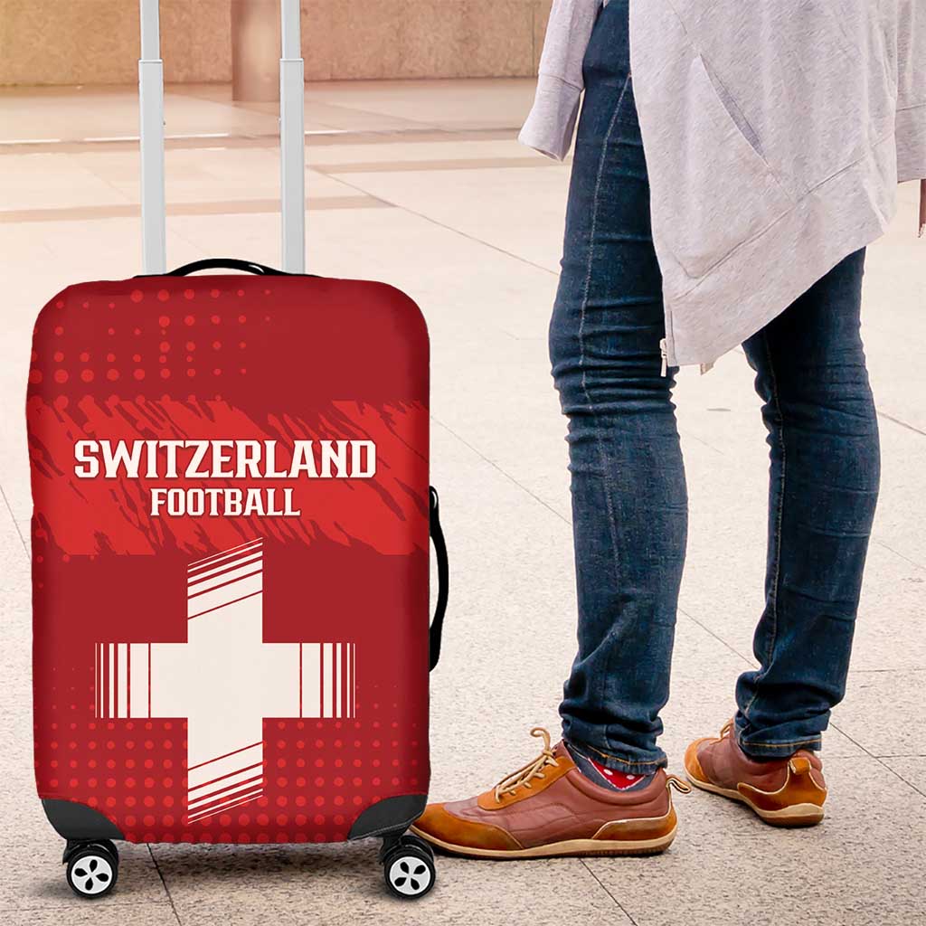 Switzerland Football 2026 Luggage Cover Hopp Schwiiz - Wonder Print Shop