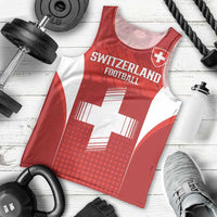 Custom Switzerland Football 2026 Men Tank Top Hopp Schwiiz - Wonder Print Shop