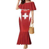 Custom Switzerland Football 2026 Mermaid Dress Hopp Schwiiz - Wonder Print Shop