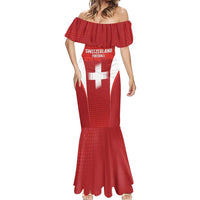 Custom Switzerland Football 2026 Mermaid Dress Hopp Schwiiz - Wonder Print Shop