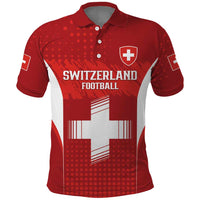 Custom Switzerland Football 2026 Polo Shirt Hopp Schwiiz - Wonder Print Shop
