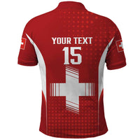Custom Switzerland Football 2026 Polo Shirt Hopp Schwiiz - Wonder Print Shop