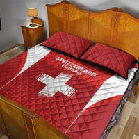 Switzerland Football 2026 Quilt Bed Set Hopp Schwiiz - Wonder Print Shop