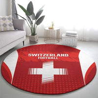 Switzerland Football 2026 Round Carpet Hopp Schwiiz - Wonder Print Shop