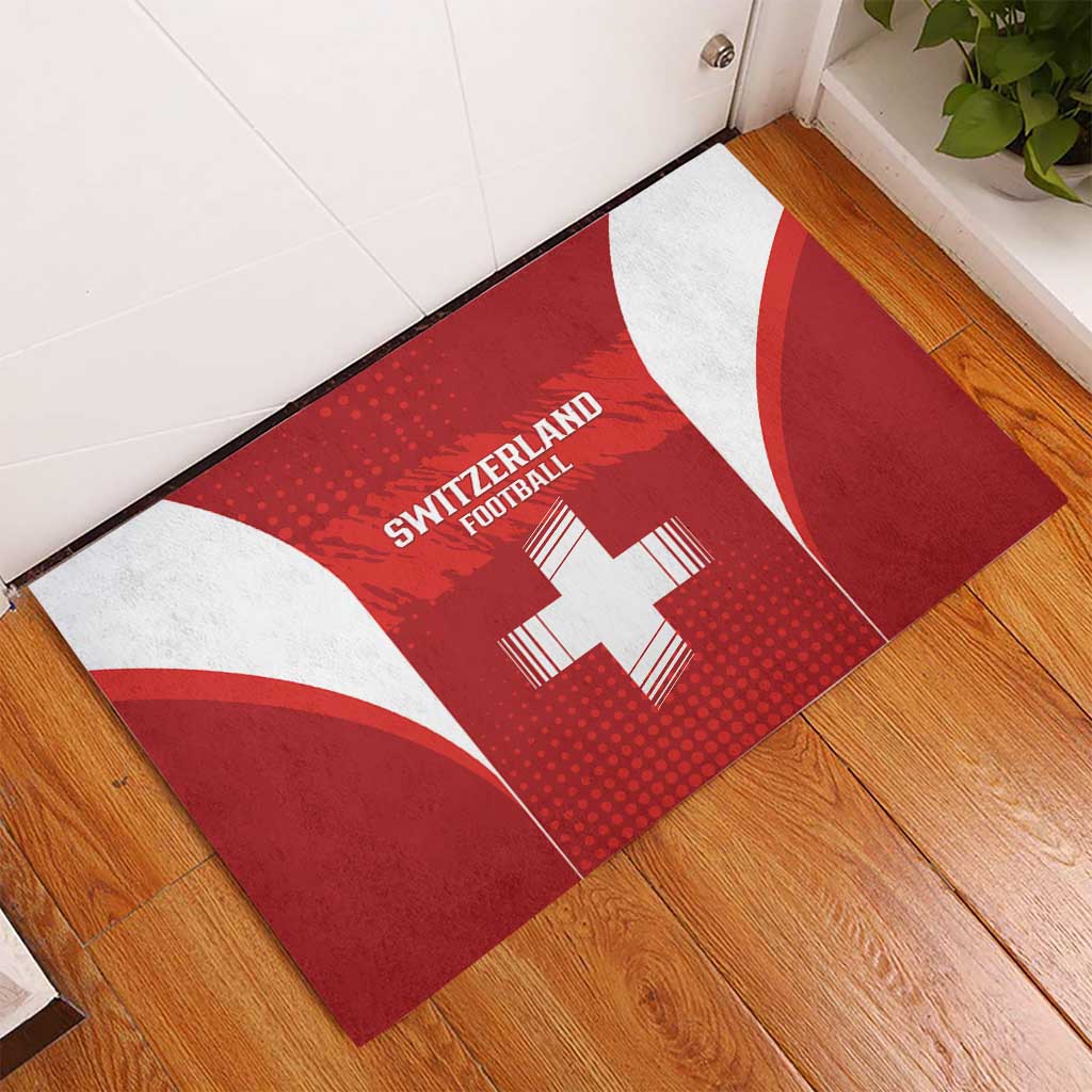 Switzerland Football 2026 Rubber Doormat Hopp Schwiiz - Wonder Print Shop