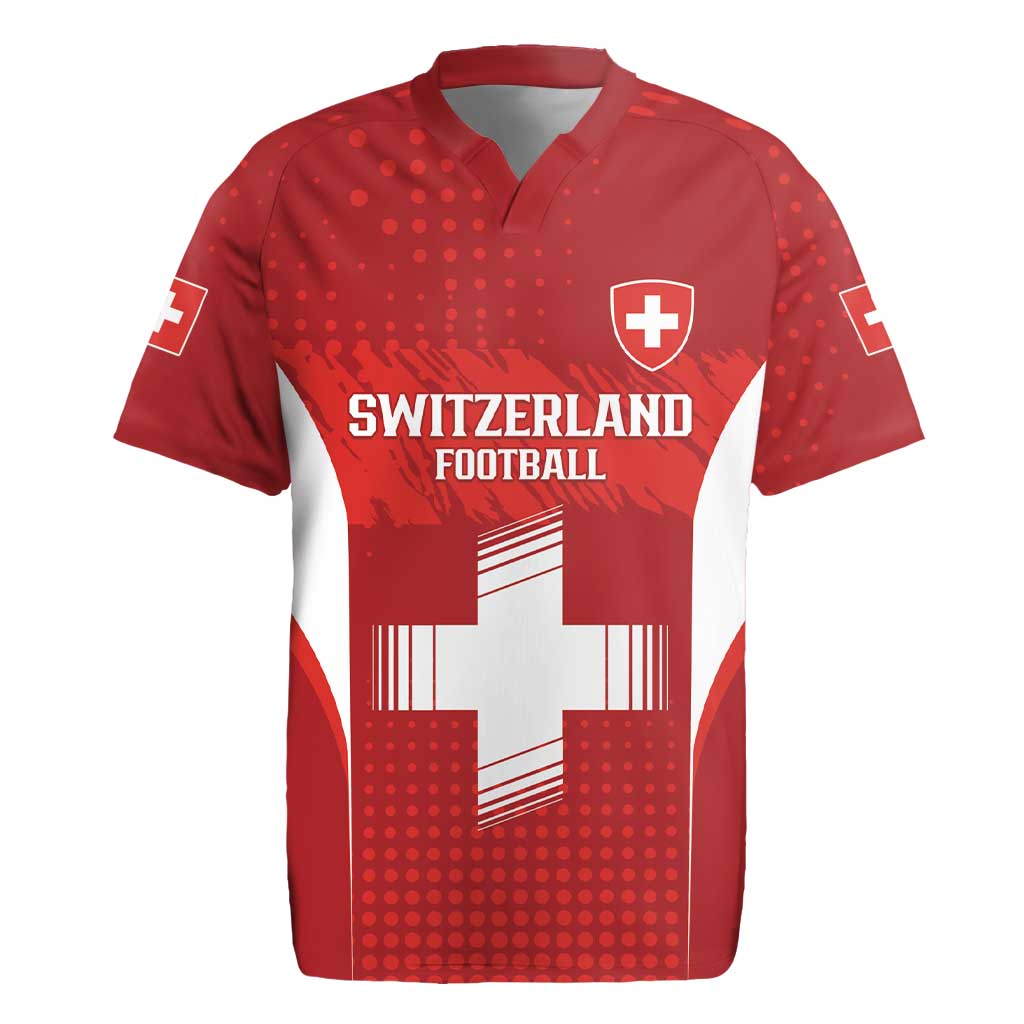 Custom Switzerland Football 2026 Rugby Jersey Hopp Schwiiz - Wonder Print Shop
