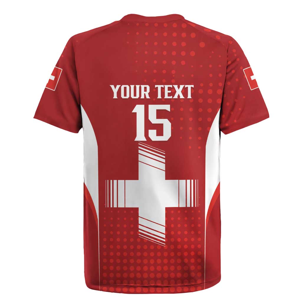 Custom Switzerland Football 2026 Rugby Jersey Hopp Schwiiz - Wonder Print Shop