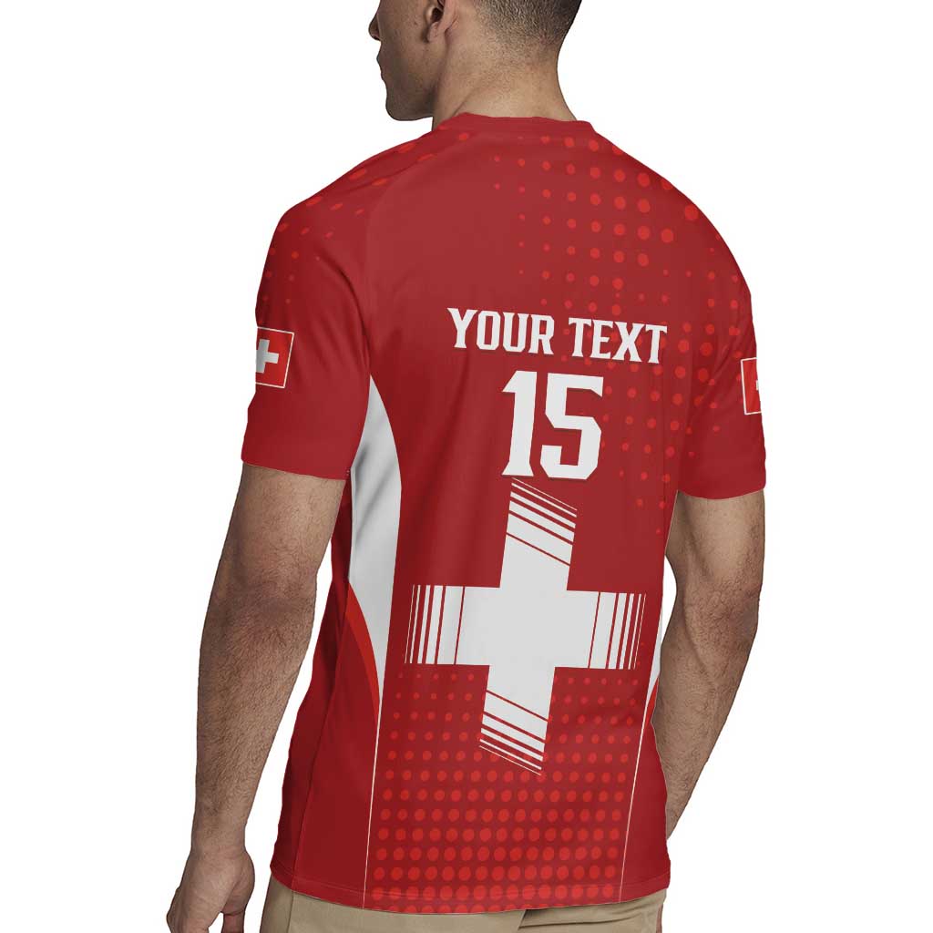 Custom Switzerland Football 2026 Rugby Jersey Hopp Schwiiz - Wonder Print Shop