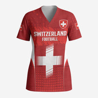 Custom Switzerland Football 2026 Scrub Top Hopp Schwiiz - Wonder Print Shop