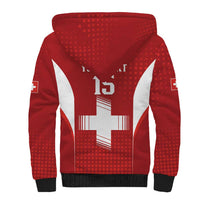 Custom Switzerland Football 2026 Sherpa Hoodie Hopp Schwiiz - Wonder Print Shop