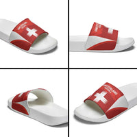 Switzerland Football 2026 Slide Sandals Hopp Schwiiz - Wonder Print Shop
