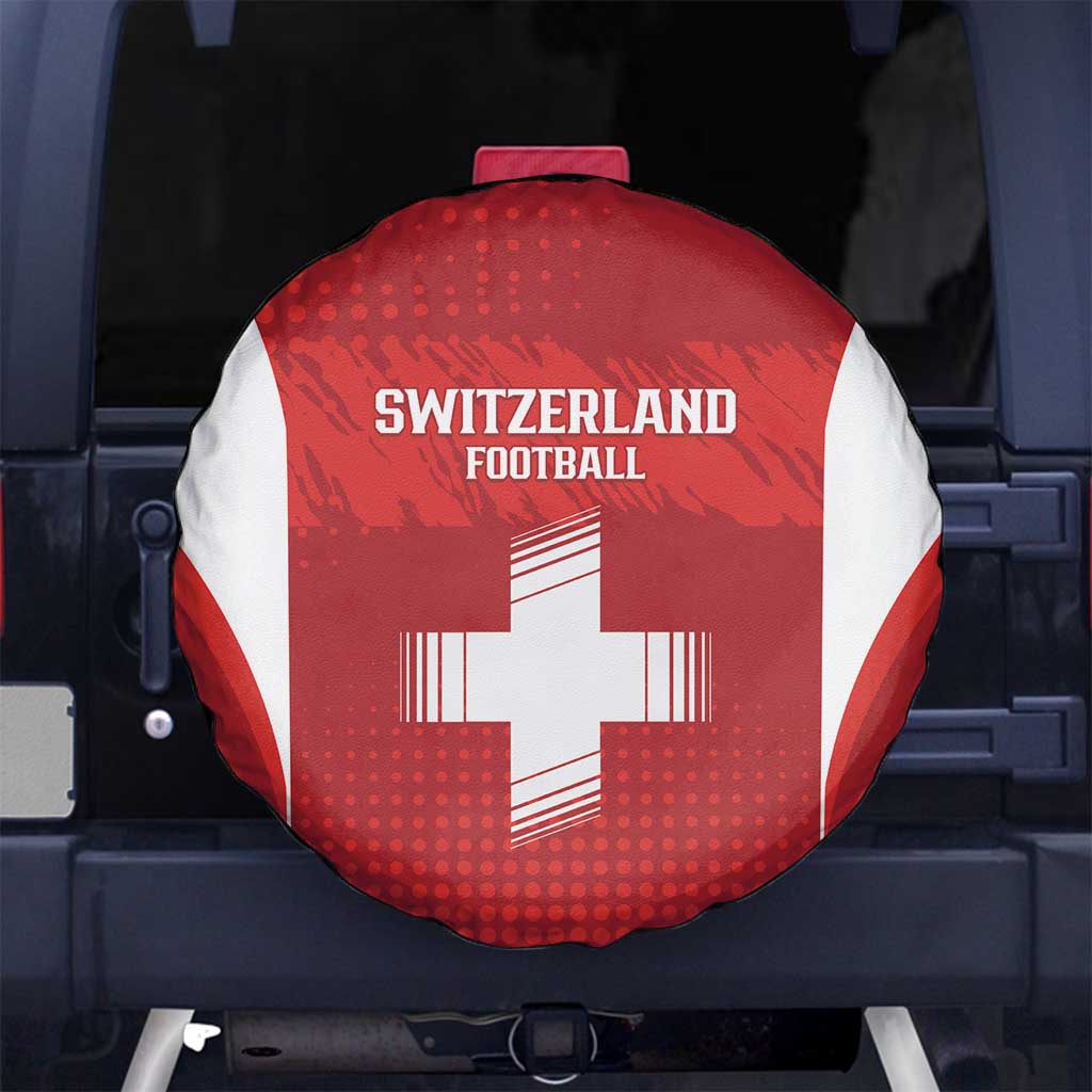 Switzerland Football 2026 Spare Tire Cover Hopp Schwiiz - Wonder Print Shop