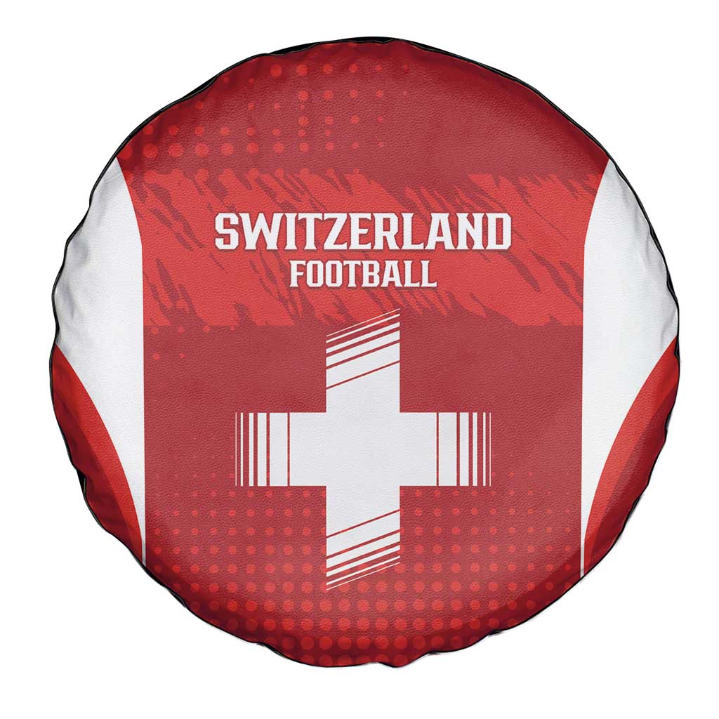 Switzerland Football 2026 Spare Tire Cover Hopp Schwiiz - Wonder Print Shop