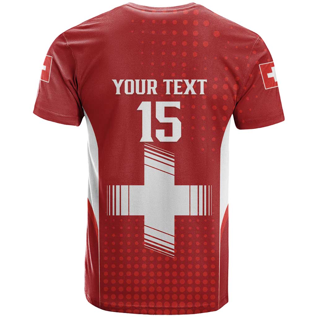 Custom Switzerland Football 2026 T Shirt Hopp Schwiiz - Wonder Print Shop
