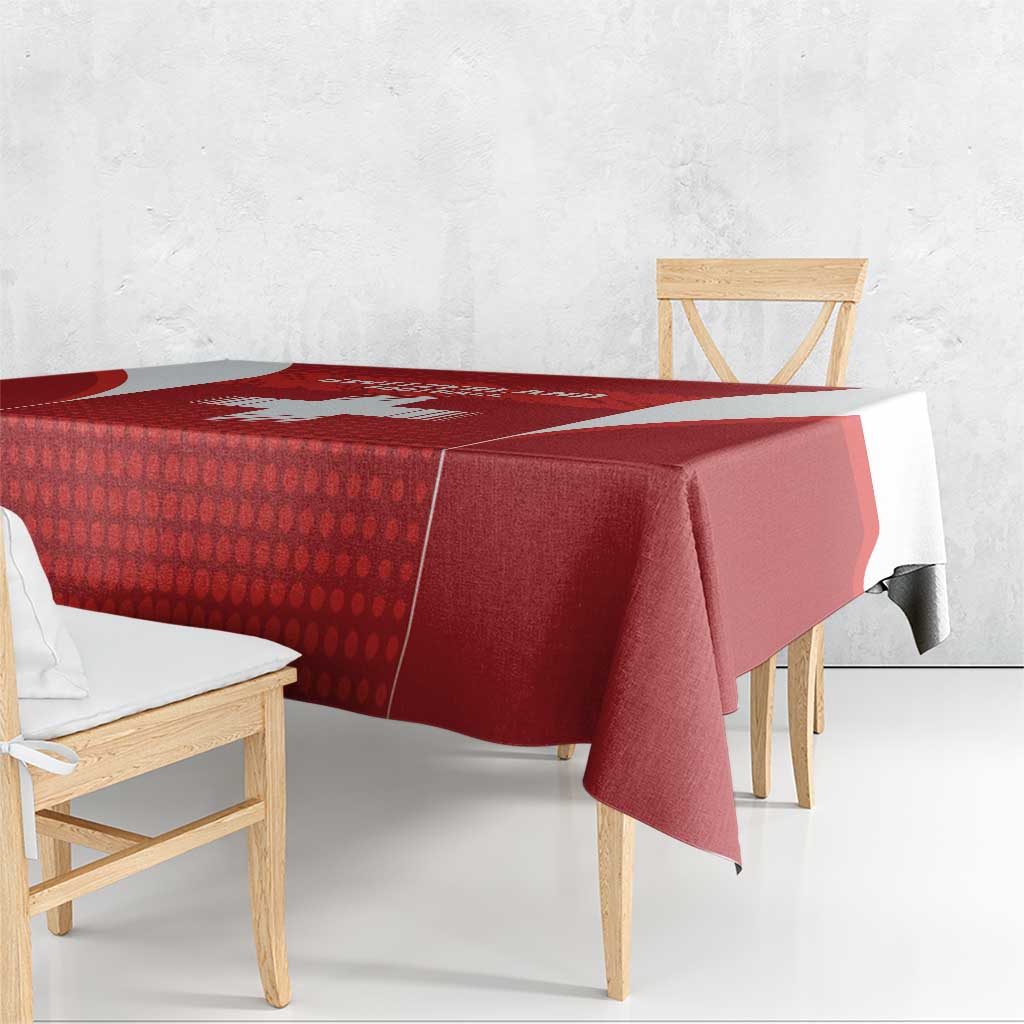 Switzerland Football 2026 Tablecloth Hopp Schwiiz - Wonder Print Shop