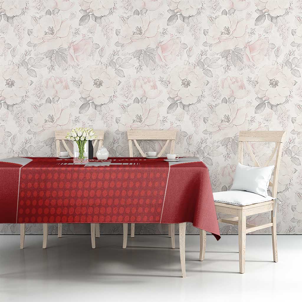 Switzerland Football 2026 Tablecloth Hopp Schwiiz - Wonder Print Shop