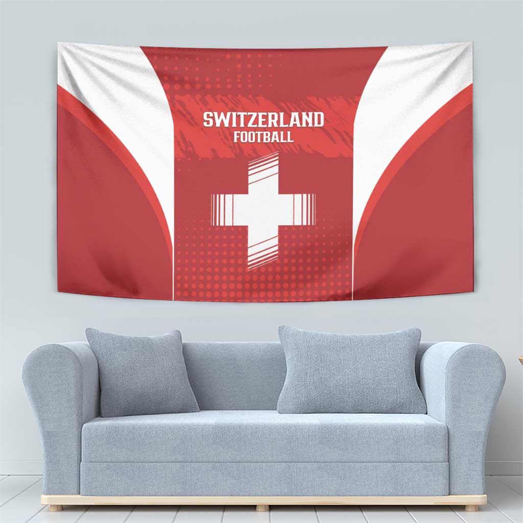 Switzerland Football 2026 Tapestry Hopp Schwiiz - Wonder Print Shop