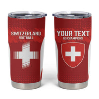 Custom Switzerland Football 2026 Tumbler Cup Hopp Schwiiz - Wonder Print Shop