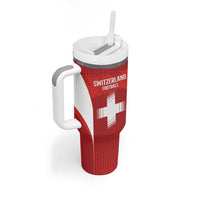Custom Switzerland Football 2026 Tumbler With Handle Hopp Schwiiz - Wonder Print Shop