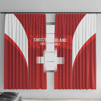 Switzerland Football 2026 Window Curtain Hopp Schwiiz - Wonder Print Shop