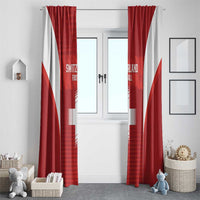Switzerland Football 2026 Window Curtain Hopp Schwiiz - Wonder Print Shop