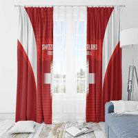 Switzerland Football 2026 Window Curtain Hopp Schwiiz - Wonder Print Shop