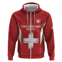 Custom Switzerland Football 2026 Zip Hoodie Hopp Schwiiz - Wonder Print Shop