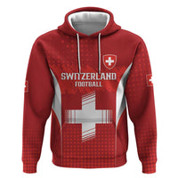 Custom Switzerland Football 2026 Zip Hoodie Hopp Schwiiz - Wonder Print Shop