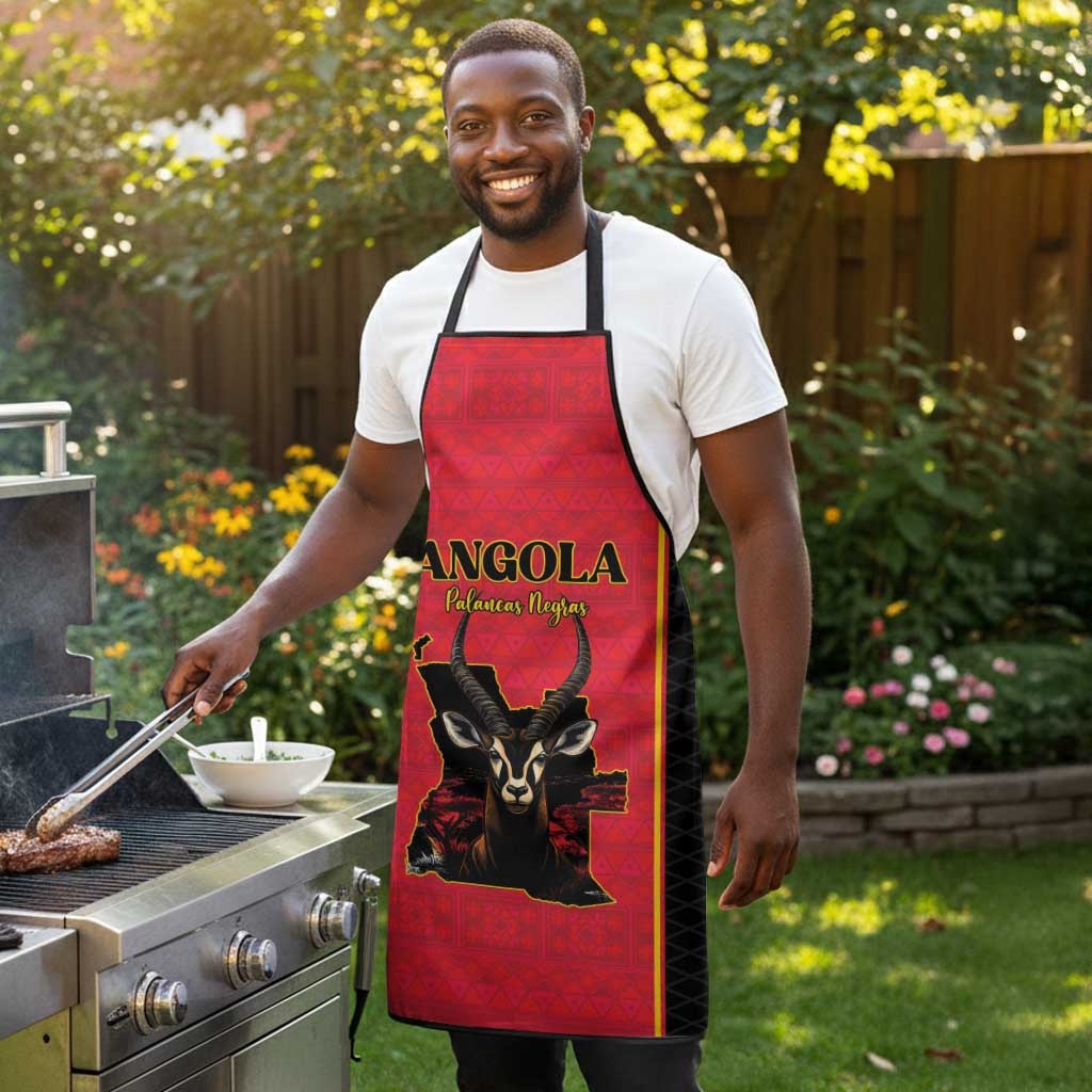 Angola Football Apron Come On Palancas Negras - Wonder Print Shop