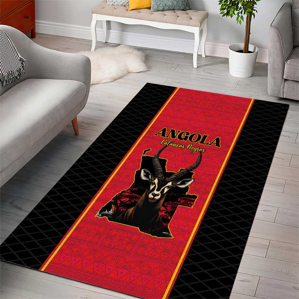 Angola Football Area Rug Come On Palancas Negras - Wonder Print Shop